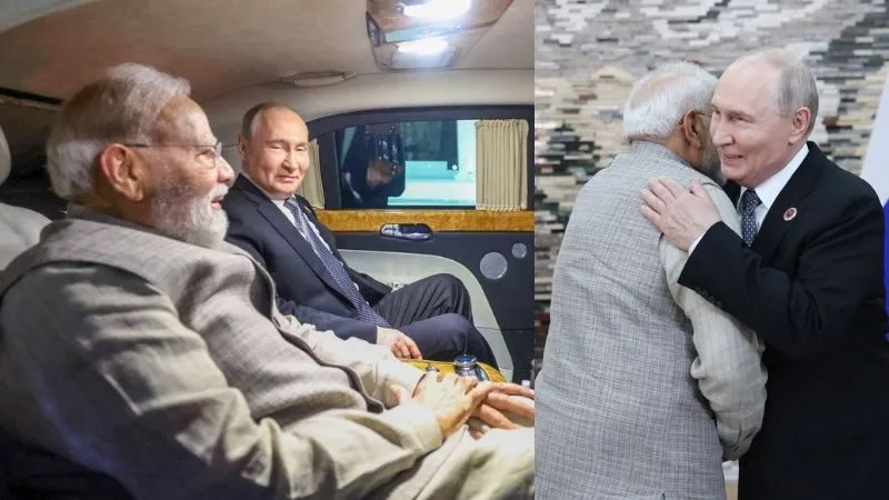 मोदी-पुतिन की फिर सामने आई जुगलबंदी, लपक कर मिले गले, कार में एक साथ किया सफर...ट्रंप-पाकिस्तान का चिढ़ना तय