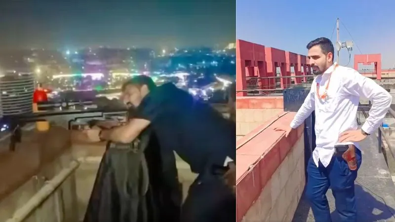 ब्रिक्स समिट के दौरान, कॉन्स्टेबल ने ड्यूटी पर बनाई रील, फाइव स्टार होटल की छत पर लहराई पिस्टल, हो गया बड़ा एक्शन
