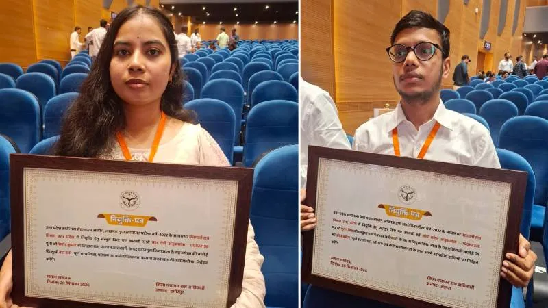 CM योगी ने 1375 ग्राम पंचायत अधिकारियों को बांटे नियुक्ति पत्र, युवाओं ने कहा-बिना सिफारिश और हेरफेर के मिली नौकरी