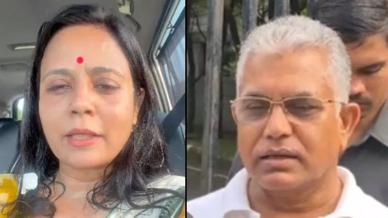 महुआ मोइत्रा पर अंडे फेंकने के विवाद में दिलीप घोष का बयान, बोले- ‘आमलेट खाओ, कच्चा क्यों खा रहे हो?’