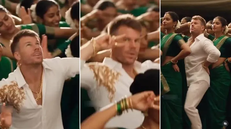 David Warner का AI वीडियो हुआ वायरल, 'जेलर 2' के 'अला बोलेलो' गाने पर दिखाया जबरदस्त डांस