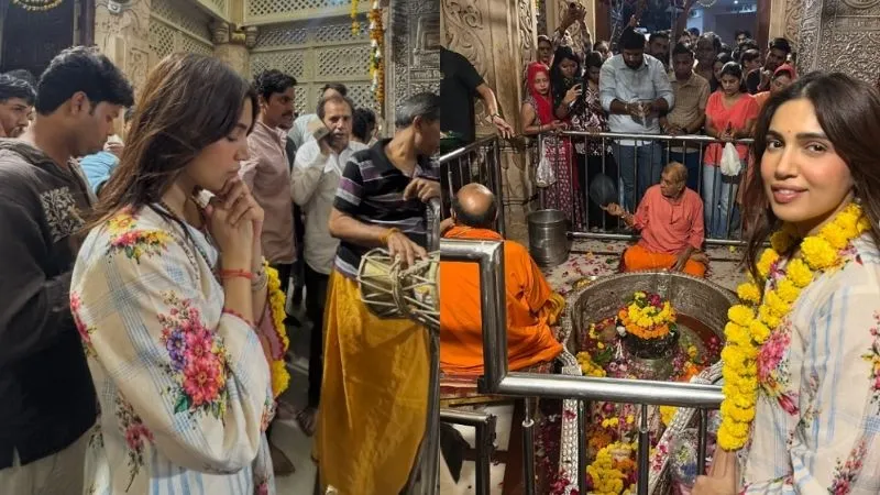 ग्वालियर के अचलेश्वर महादेव मंदिर पहुंचीं भूमि पेडनेकर, भगवान शिव की भक्ति में हुईं लीन, सोशल मीडिया शेयर की तस्वीरें