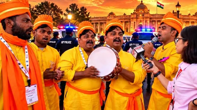 ढफली के सुर में सरकार का गुणगान? UP Police के नुक्कड़ नाटक में Law & Order का मुद्दा