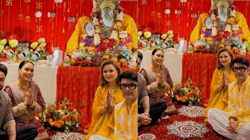 गणपति बप्पा के दर्शन करने पहुंचीं अफसाना खान, सोशल मीडिया पर मचा बवाल, धर्म को लेकर ट्रोल हुए यूजर्स