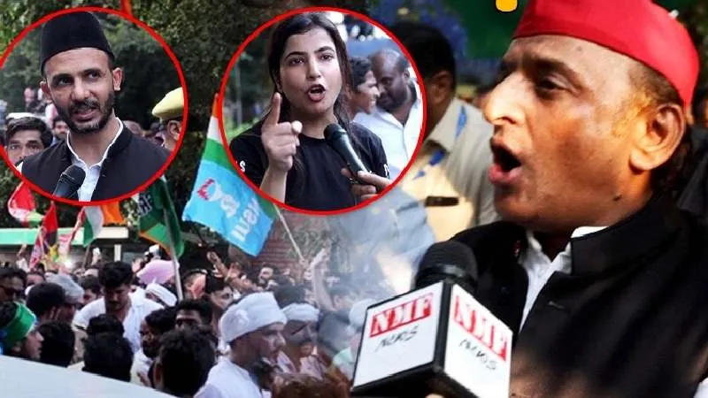 Rahul Gandhi के Supreme Court मार्च के दौरान आए अखिलेश यादव का NMF News पर Exclusive इंटरव्यू