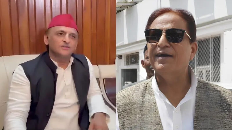 अखिलेश यादव और आजम खान की 45 मिनट तक चली मुलाकात, यूपी चुनाव और गठबंधन पर क्या हुई बात?
