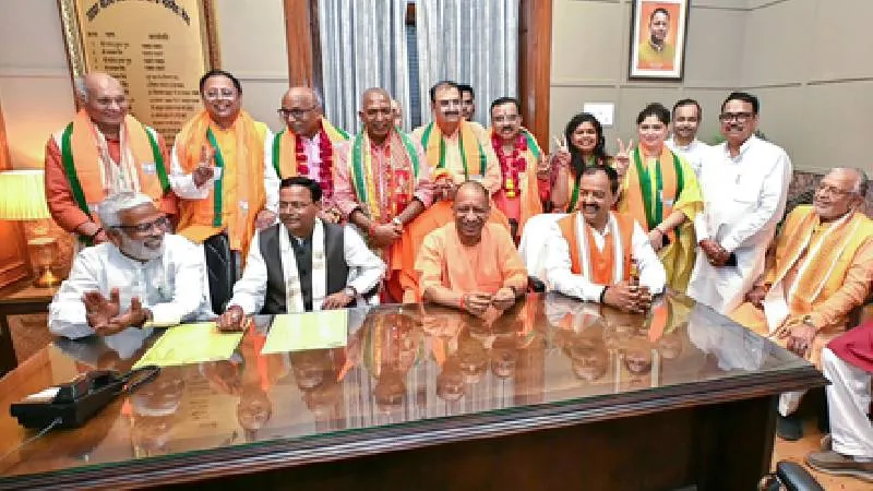 यूपी राज्यसभा चुनाव में BJP के 8 और सपा के 2 उम्मीदवार निर्विरोध निर्वाचित, बसपा का पत्ता साफ