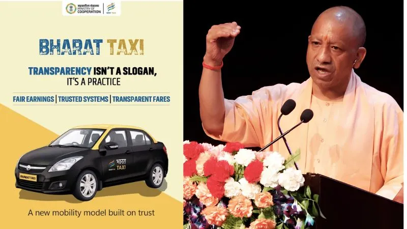 नवरात्र से पहले योगी सरकार का बड़ा प्लान, अयोध्या-आगरा समेत 12 शहरों में मिलेगी 'भारत टैक्सी' की सुविधा