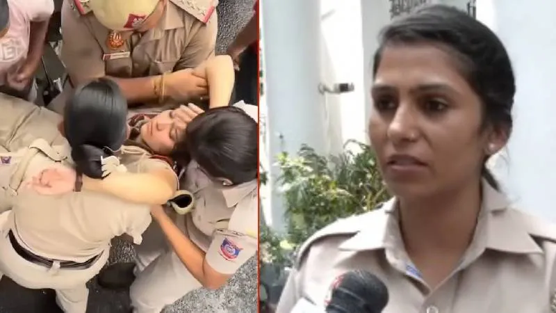 ‘पीछे से खींचकर जमीन पर गिराया, लात-घूंसे मारे’, महिला कांस्टेबल ने भी बताई आपबीती