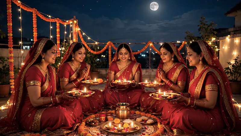 करवा चौथ पर चांद को अर्घ्य देने की परंपरा क्यों है? जानें चंद्र देव की पूजा का धार्मिक महत्व और पौराणिक रहस्य