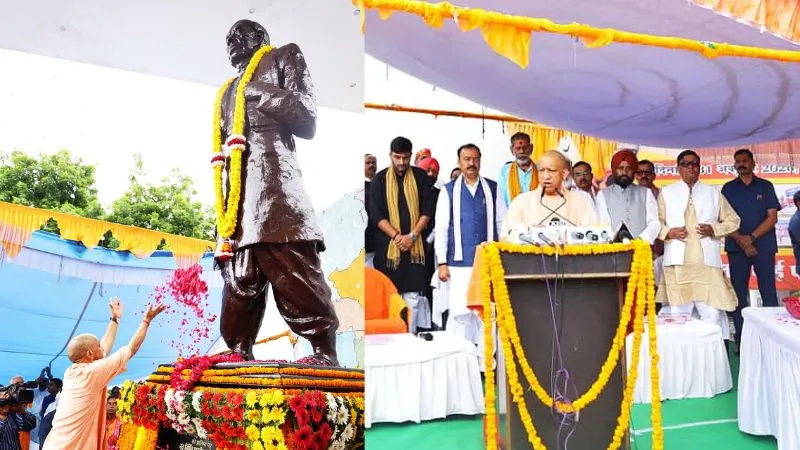 सरदार वल्लभ भाई पटेल की जयंती पर CM योगी ने किया नमन, परिवारवाद-जातिवाद की राजनीति पर साधा निशाना