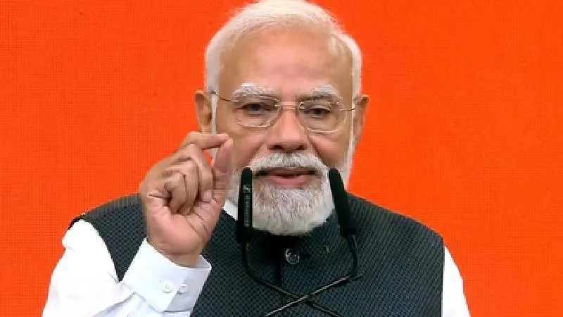 जनसेवा के 25 वर्ष पूरे, PM मोदी का नया नारा, बोले-विकसित भारत का संकल्प, वी विल डू इट