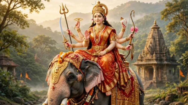 Navratri 2026: शारदीय नवरात्र में हाथी पर आएंगी मां दुर्गा, मुर्गे पर होगी विदाई, जानें इसके क्या है संकेत