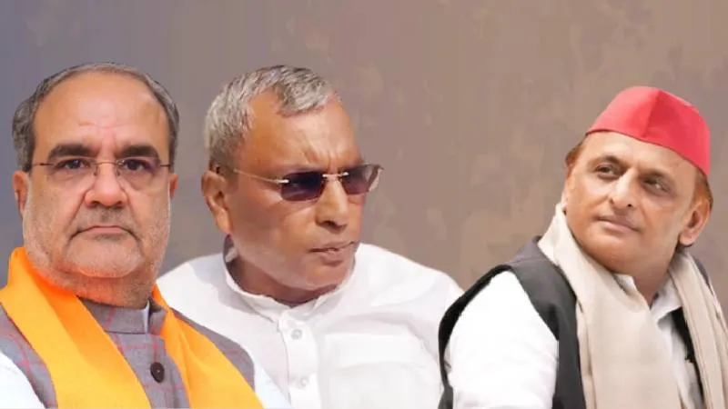 अखिलेश के खिलाफ मंत्रियों ने खोला मोर्चा, चौधरी भूपेंद्र सिंह और राजभर ने गिनाए पुराने कारनामे