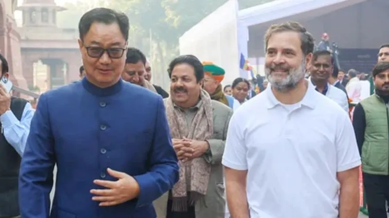 ‘तो तीसरी बार कैसे हारी कांग्रेस…’ किरेन रिजिजू का कांग्रेस पर बड़ा हमला, राहुल गांधी से मांगा 5 सवालों का जवाब