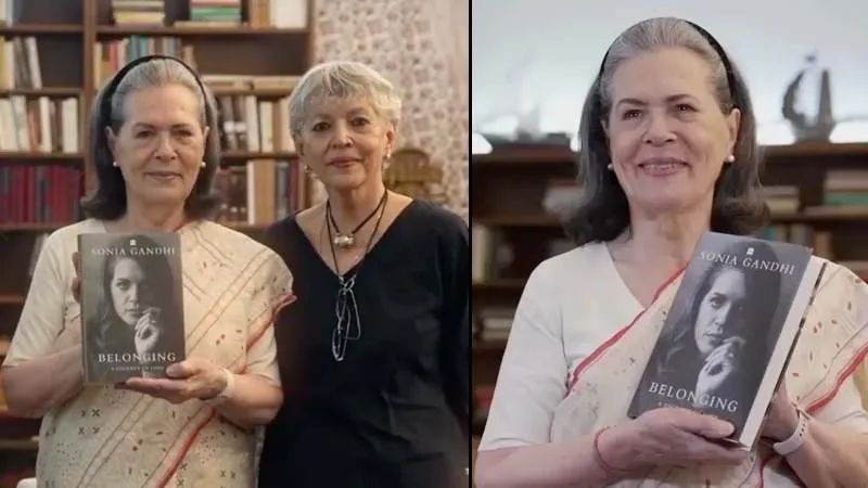 सोनिया गांधी ने इंस्टाग्राम पर किया डेब्यू, राहुल-प्रियंका के साथ किया किताब ‘बिलॉन्गिंग’ का पहला लुक जारी