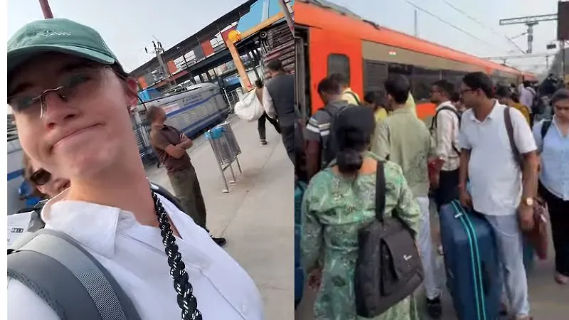 नौकरी छोड़ भारत घूमने आईं 2 विदेशी लड़कियां, वंदे भारत में सफर के बाद बोलीं- एक-एक पैसा वसूल!