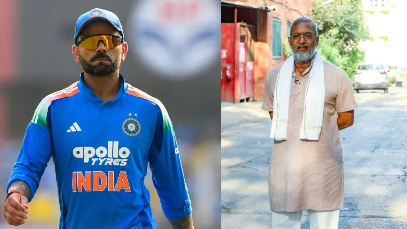 विराट कोहली के आउट होने पर छोड़ देते थे खाना... नाना पाटेकर का क्रिकेट से था खास लगाव, बचपन में करते थे ऑफ स्पिन गेंदबाजी