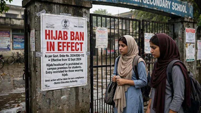 'हिजाब पहना तो स्कूल में नो एंट्री', मुस्लिम आबादी वाले देश में हिजाब पर बवाल! स्कूल के गेट पर रोती रहीं छात्राएं, आखिर क्यों छिड़ी जंग?