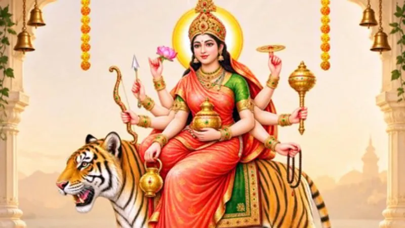 शारदीय नवरात्रि का चौथा दिन : मां कूष्मांडा की पूजा-अर्चना से मिलता है सुख-समृद्धि का आशीर्वाद, रोग-शोक और कष्टों को दूर करती हैं माता