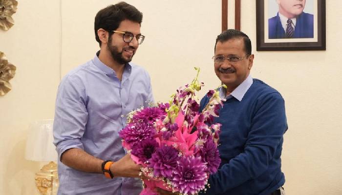 राहुल गांधी के बाद केजरीवाल से मिलने पहुंचे आदित्य ठाकरे, सियासी हलचल हुई तेज