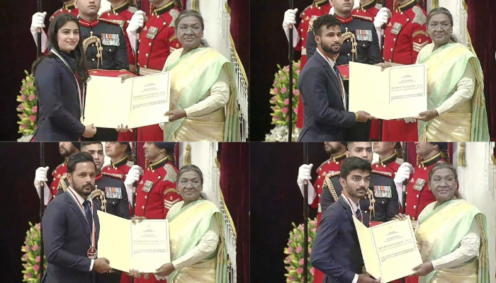 Khel Ratna: राष्ट्रपति मुर्मू ने इन खिलाड़ियों को दिया खेल रत्न ,देखें पूरी लिस्ट