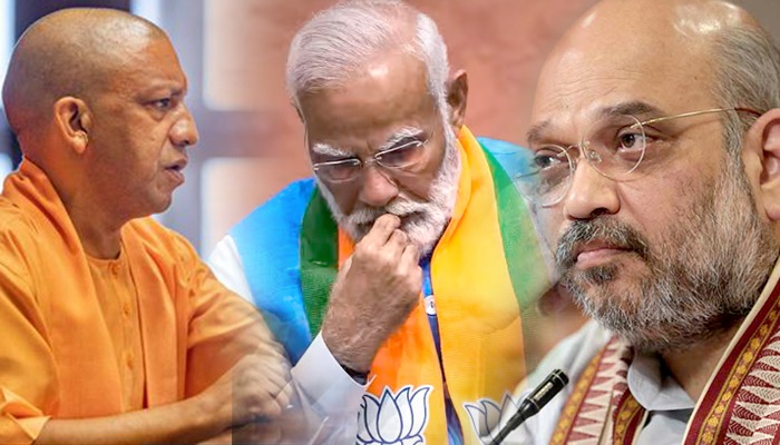 बहुमत नहीं मिलने पर ग़ुस्से से नाराज़ हो गए योगी दिल्ली पहुंचकर करेंगे खेल मोदी-शाह भी हैरान