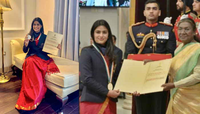 खेल रत्न पुरस्कार मिलने के बाद क्या बोली मनु भाकर