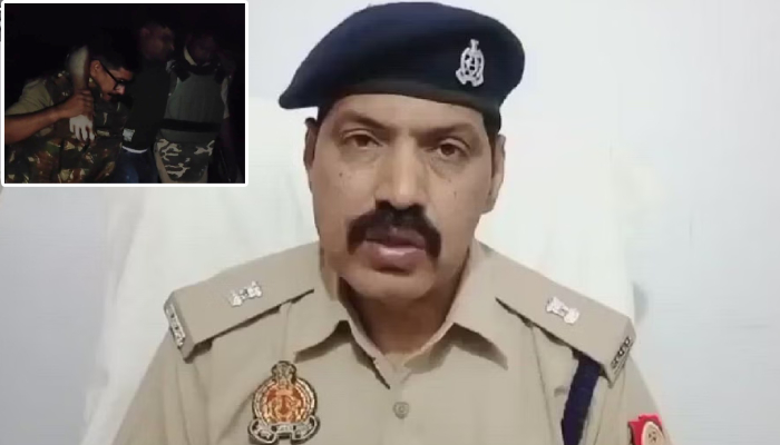मऊ में पुलिस और बदमाश के बीच हुई मुठभेड़ , 25 हजार के इनामी दो बदमाश गिरफ्तार, एक को लगी गोली