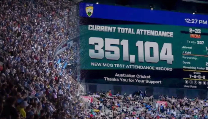 IND vs AUS 4th Test: : मेलबर्न क्रिकेट ग्राउंड पर मैच को देखने रिकॉर्ड संख्या में पहुंचे दर्शक