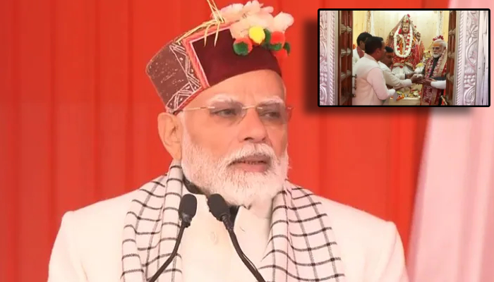 उत्तराखंड के हर्षिल पहुंचे PM मोदी, बोले - "मुझे मां गंगा ने गोद ले लिया.."