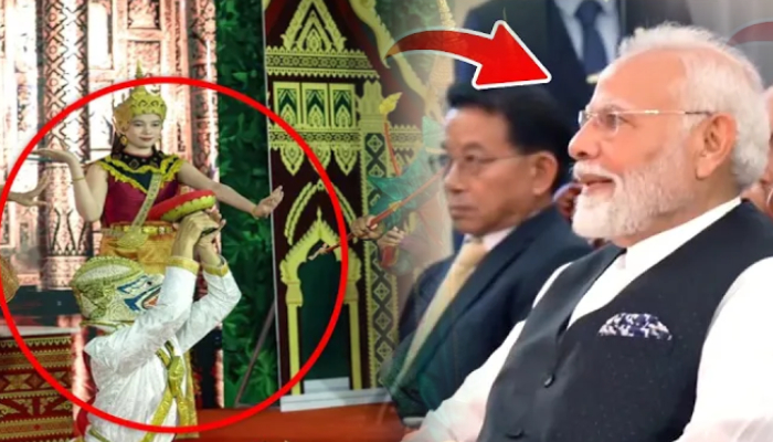 विदेश की धरती पर मोदी के सम्मान कार्यक्रम में रामलीला,ये देख मोदी   ख़ुशी से झूमे