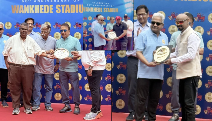 वानखेड़े स्टेडियम की 50वीं वर्षगांठ के समारोह में गावस्कर, शॉ सहित इन दिग्गजों को किया गया सम्मानित