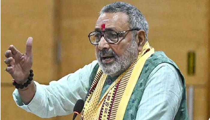 केंद्रीय मंत्री गिरिराज सिंह ने राहुल गांधी को दी नसीहत, बिहार में माफी मांगे कांग्रेस नेता