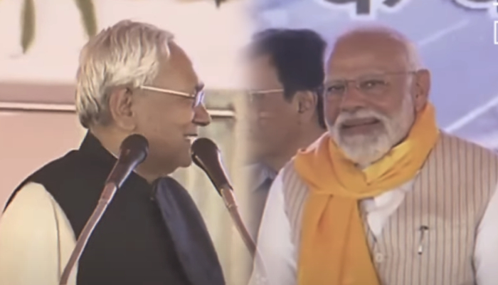 सामने बैठे थे PM Modi अचानक Nitish Kumar ने कर दिया ऐलान, विरोधियों में मचा हड़कंप