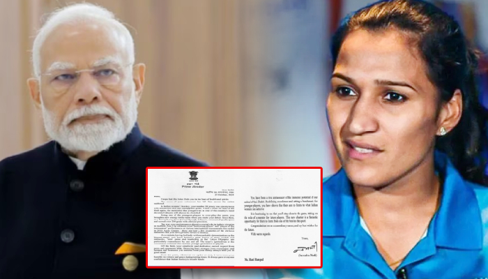 रानी रामपाल के सन्यास के बाद पीएम मोदी ने लिखा  पत्र, कहा- ‘आप नारी शक्ति की सच्ची एंबेसडर रहीं’