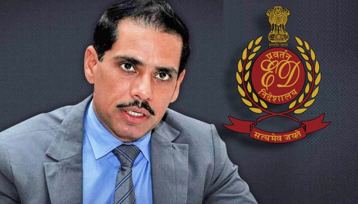 2 किलोमीटर पैदल चलकर ED ऑफिस पहुंचे रॉबर्ट वाड्रा, लैंड डील मामले में पूछताछ
