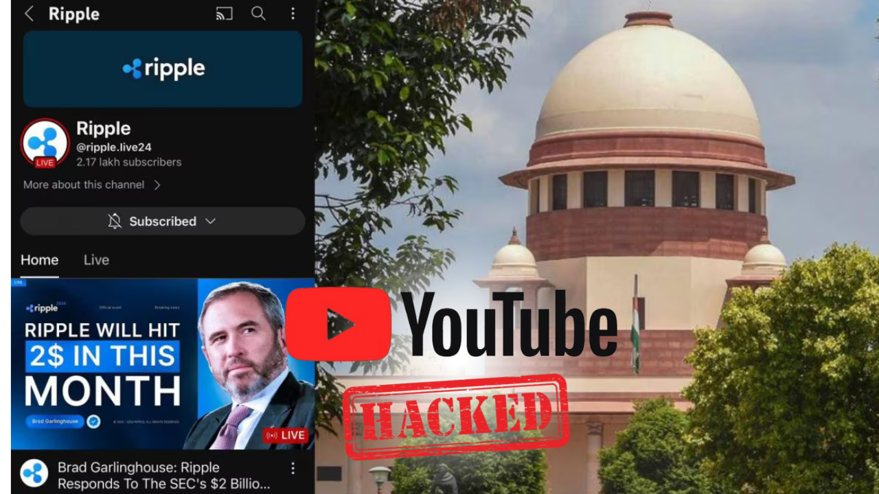 Supreme Court का YouTube चैनल हुआ हैक, हैकर्स ने चलाया फर्जी क्रिप्टो ऐड!
