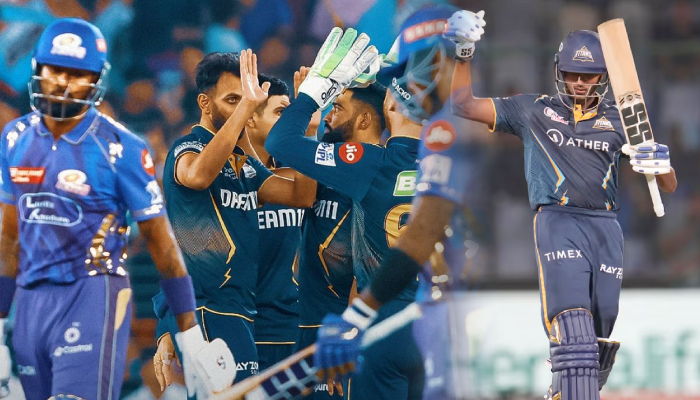 GT vs MI : साई सुदर्शन की दमदार बल्लेबाज़ी की बदौलत ,GT ने MI को 36 रन से हराया