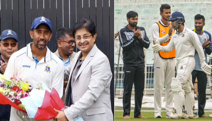 रिद्धिमान साहा को मिला गार्ड ऑफ ऑनर, खेल रहे हैं अपने करियर का अंतिम प्रथम श्रेणी मैच