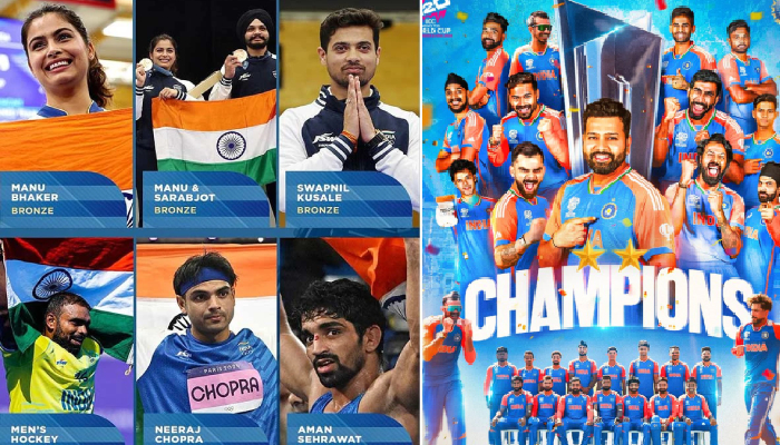 साल 2024 भारत के लिए खेलों में ऐतिहासिक साबित हुआ