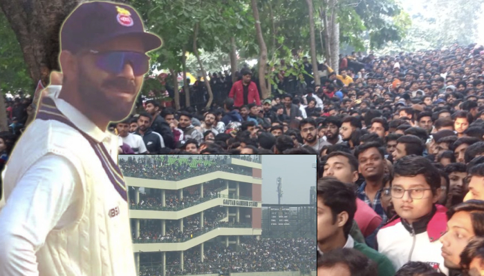 विराट कोहली को देखने के लिए अरुण जेटली स्टेडियम में प्रशंसकों का उमड़ा जन सैलाब