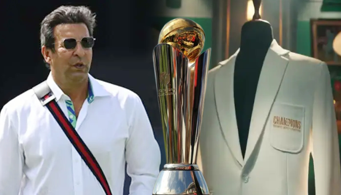 ICC ने चैंपियंस ट्रॉफी का जारी किया प्रोमो , वसीम अकरम ने 'व्हाइट जैकेट' का किया अनावरण