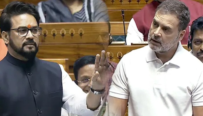 राहुल ने सदन में एकलव्य-द्रोणाचार्य की कहानी सुनाई तो केंद्रीय मंत्री अनुराग ठाकुर ने किया ज़बरदस्त पलटवार