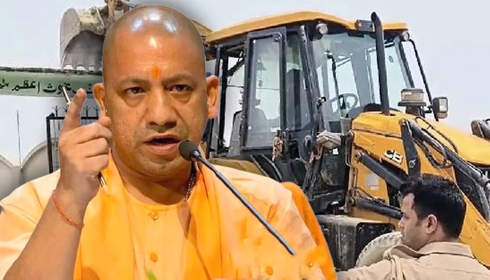 यूपी में फिर गरजा बाबा का बुलडोजर, 5 अवैध मदरसे और एक ईदगाह को किया ध्वस्त