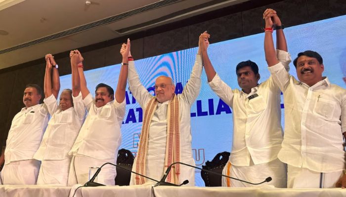 2026 तमिलनाडु विधानसभा चुनाव से पहले BJP और AIADMK में गठबंधन,सीएम चेहरे पर भी लगी मुहर, गृहमंत्री अमित शाह का बड़ा ऐलान