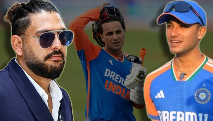 तूफानी शतक जड़ने के बाद अभिषेक शर्मा ने की युवराज सिंह की तारीफ ,कहा - "मेरी पारी से युवराज सिंह काफी खुश होंगे"
