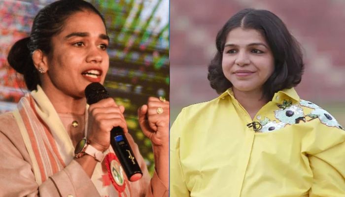 बबिता फोगाट ने साक्षी मलिक पर लगाया ईमान बेचने का आरोप