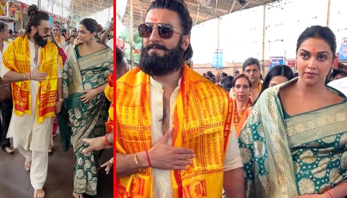 प्रेग्नेंसी के 9वें महीने में Deepika पति Ranveer संग करने पहुँची Siddhi Vinayak के दर्शन !
