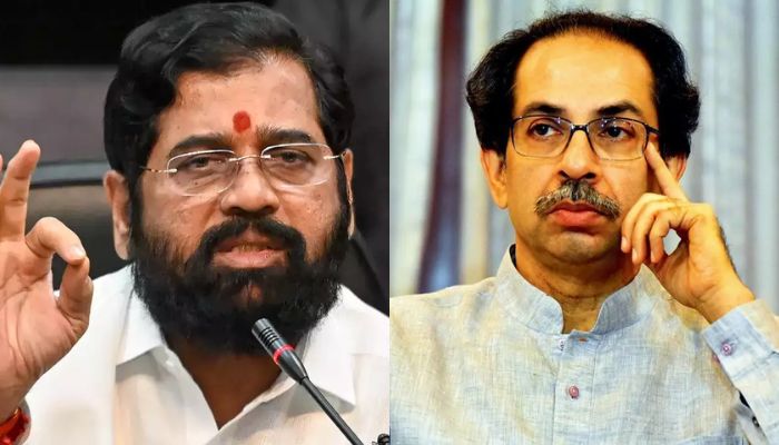 Eknath Shinde ने Uddhav Thackeray पर बोला हमला, कहा दोगली...